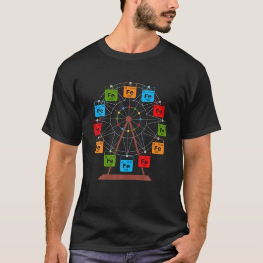 T-shirt Ferrous Wheel Fe Science Lover Funny Chimie Stu (Devant)