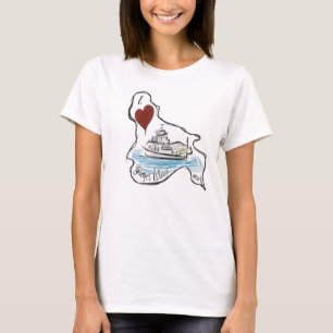 T-shirt Ferry d'île de Guemes