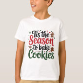 T-shirt Festif biscuits cuisson saison unisex enfants (Devant)