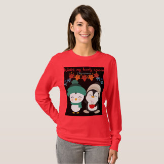 T-shirt festif de Noël pour femmes | Joie des Fête