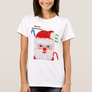T-shirt Festif Noël Père Noël Ho Ho Ho