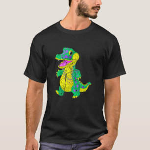 T-shirt Festival 2023 Madri Gras Alligator Masquerade Para