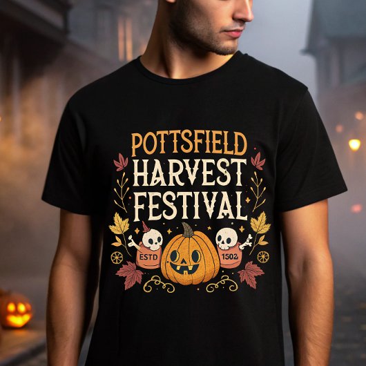 T-shirt Festival de la récolte de Pottsfield - Halloween É
