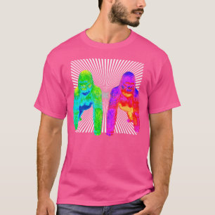 T-shirt Festival de musique Edm Gorilla Illusion Danse Rav