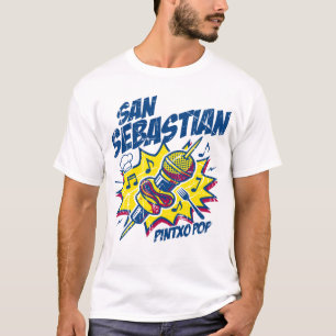 T-shirt Festival de musique pop Pintxo de Saint-Sébastien