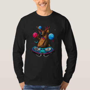 T-shirt Festival de musique Psychedelic Deer DJ EDM Raver