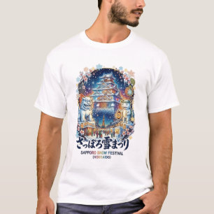 T-SHIRT FESTIVAL DE NEIGE DE SAPPORO