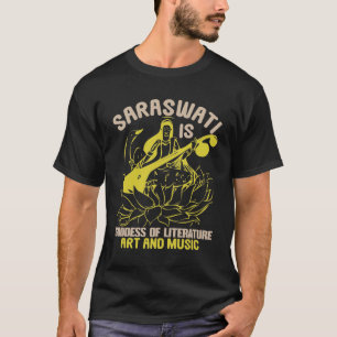 T-shirt Festival de printemps hindu Saraswati Puja