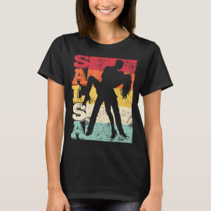 T-shirt Festival De Salsa Danse Latine Vintage Pour Salser