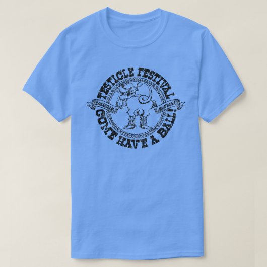 T-shirt Festival de testicules Sheridan 1982 (Design devant)
