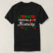 T-shirt Festival des tomates 2017 Kentucky (Design devant)