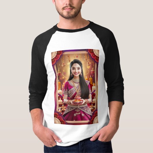 T-shirt Festival hindou (Devant)