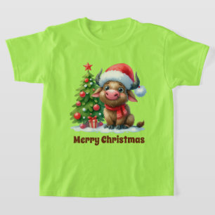 T-shirt Festive Christmas boys Buffalo ajouter du texte