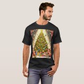 T-shirt Festive Christmas Tree Joy (Devant entier)