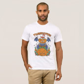 T-shirt "Festive Crossover : Halloween et Thanksgiving heu (Devant entier)