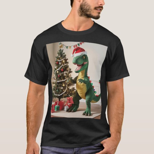 T-shirt Festive Dino (Devant)