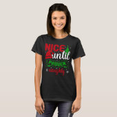 T-shirt Festive féminine "Nice Jusqu'à la vilaine" (Devant entier)