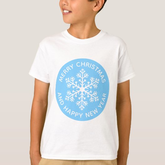 T-shirt Festive Festive de Flambeau de Neige (Enfa (Devant)