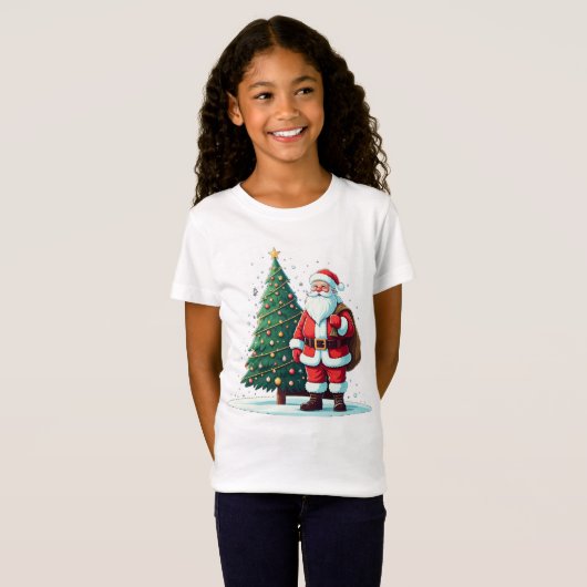 T-Shirt "Festive Joy : Christmas Wonderland Design" (Devant entier)