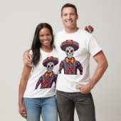T-shirt Festive Mariachi Skeleton - Jour des morts (Unisexe)