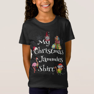 T-Shirt Festive Mes Jammies de Noël Pajama Drôle Christma