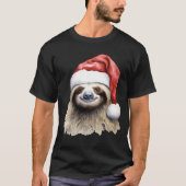 T-shirt Festive Noël Sloth (Devant)
