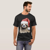 T-shirt Festive Noël Sloth (Devant entier)