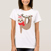 T-shirt Festive Noël Sloth (Devant)