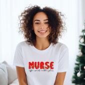 T-shirt Festive Nurse Holiday