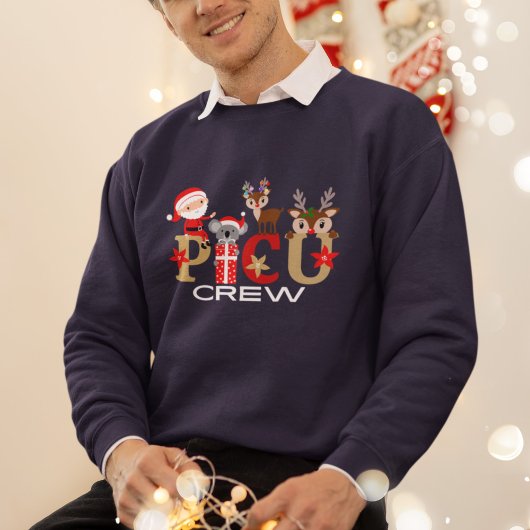 T-shirt Festive PICU Crew Christmas Sweatshirt