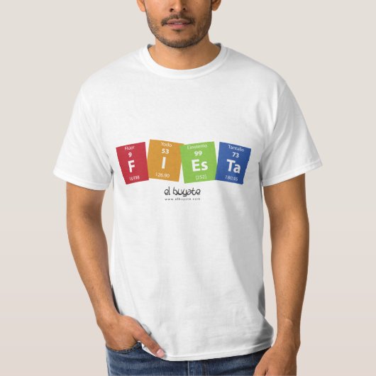 T-shirt Festivité - blanc (Devant)