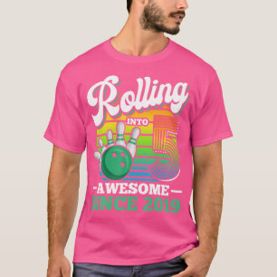 T-shirt Fêtant 5 Ans Bowling Anniversaire 5Ème Bi