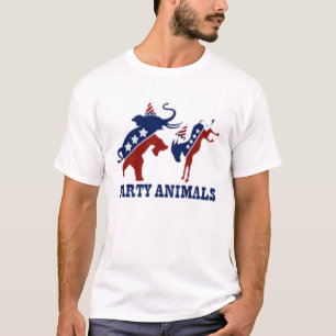 T-shirt Fêtards Démocrate et républicains