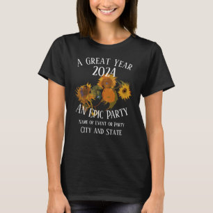 T-shirt Fête 2024 Dance Mixer Patio Celebration Garden