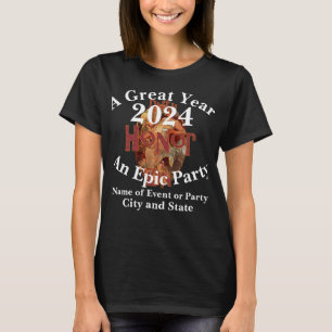 T-shirt Fête 2024 Mixer de danse Célébration de patio Jard