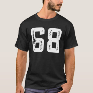 T-shirt Fête 68 Happy B Day Fun Fun Font