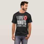 T-shirt Fête À Thème De Donut Alimentaire J'Aime Les Donut (Devant entier)