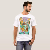 T-shirt Fête Animale au Piscine (Devant entier)