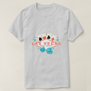 T-shirt Fête au bord de la piscine à Las Vegas
