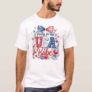 T-shirt Fête aux États-Unis Bébé