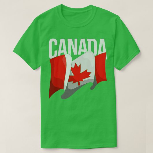 T-shirt Fête canadienne de la feuille d'érable Drapeau can (Design devant)