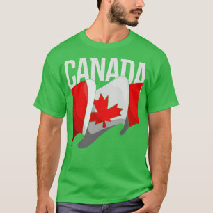 T-shirt Fête canadienne de la feuille d'érable Drapeau can