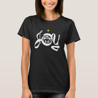 T-shirt Fête chrétienne de Noël Joie Jésus Foi de la crèch