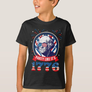 T-shirt Fête Comme C'Est 1776 4 juillet George Washingto