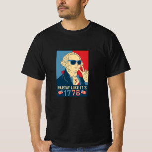 T-shirt Fête Comme Un Patriote Pour Le 4 Juillet