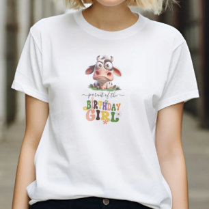 T-shirt Fête d'anniversaire 2 ans Animaux de la ferme Vach
