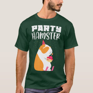 T-shirt Fête d'anniversaire amusante Hamster