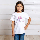 T-shirt Fête d'anniversaire de la mignonne fille sirène