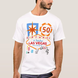 T-shirt Fête d'anniversaire de Las Vegas