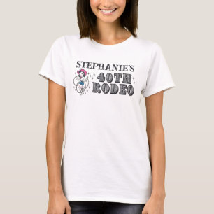T-shirt Fête d'anniversaire des 40 ans de cowgirl rétro vi